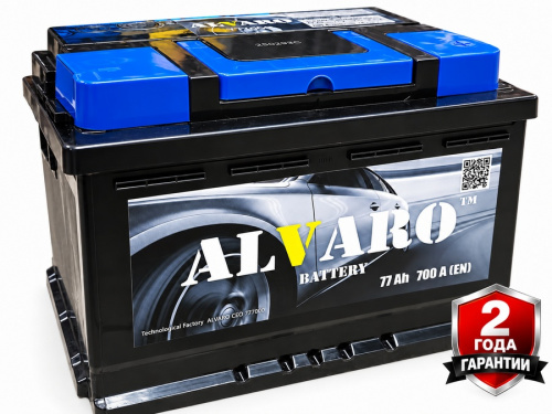 Аккумулятор ALVARO 77 Ah 700 A E11 ОП