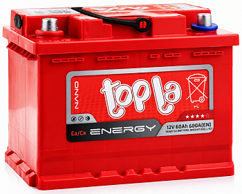 Аккумулятор TOPLA ENERGY 60 Ah 600 A ПП D43