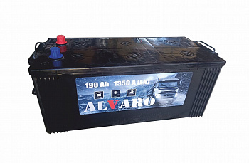 Аккумулятор ALVARO 190 Ah 1350 A ОП ВИБРОУСТОЙЧИВЫЙ