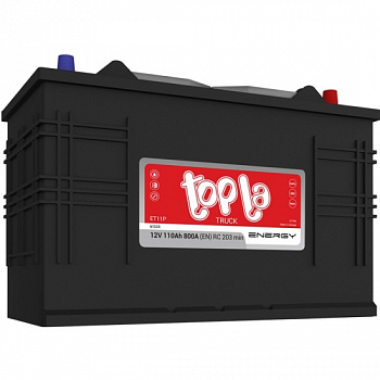 Аккумулятор TOPLA 110 Ah 800 A (JCB, IVECO)