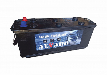 Аккумулятор ALVARO 145 Ah 1150 A ОП ВИБРОУСТОЙЧИВЫЙ