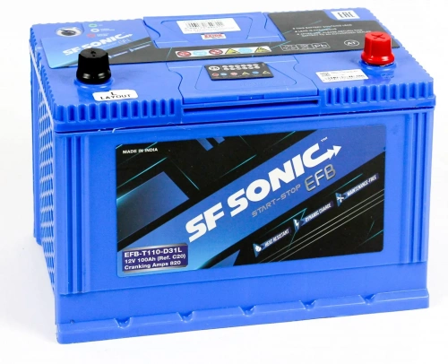 Аккумулятор SF SONIC EFB 100 Ah 820 А ОП 110D31L ВЫСОКАЯ борт START STOP