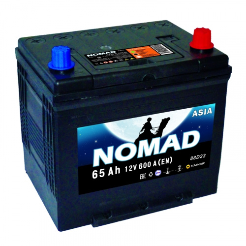 Аккумулятор NOMAD Asia 65 Ah 600 A оп