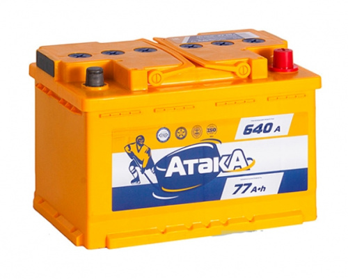 Аккумулятор АТАКА 77 Ач 640 A ОП