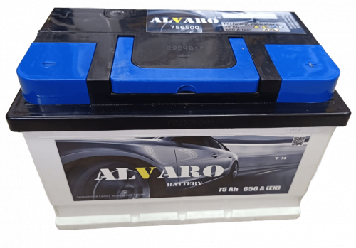 Аккумулятор ALVARO 75 Ah 650 A ОП E11