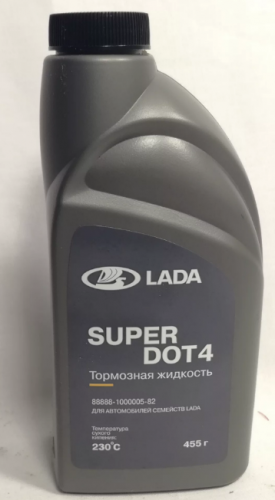 Жидкость тормозная АвтоВаз супер Dot-4 0,5 л