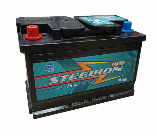 Аккумулятор STEELRON 75 Ah 640 A ПП