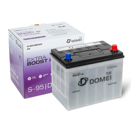 Аккумулятор DOMEI Extra BOOST IS 75 Ah 700 A LTOP S-95/D26L EFB START STOP ЯПОНИЯ