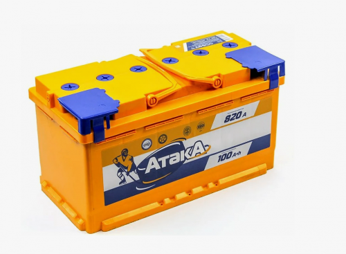 Аккумулятор АТАКА 100 Ач 820 A ОП