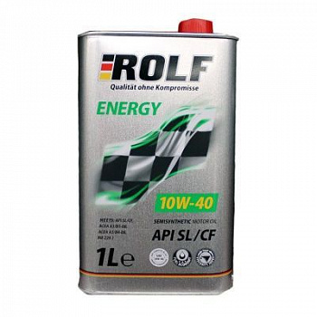 Масло Rolf Energy 10W40 SL/CF п/синтетическое 1 литр