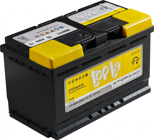 Аккумулятор TOPLA Stop&Go 80 Ah 800 A ОП EFB