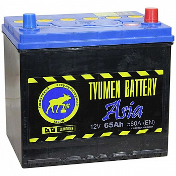 Аккумулятор TYUMEN 65 Ah 580 A battery ASIA ОП