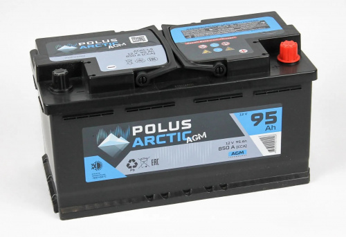 Аккумулятор POLUS ARCTIC 95 Ah 850 A ОП AGM