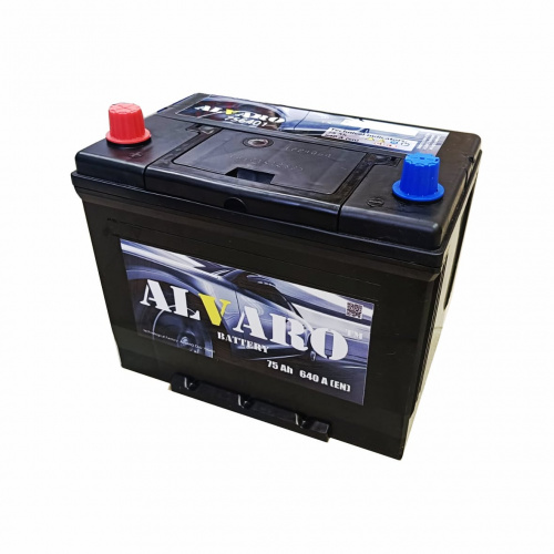 Аккумулятор ALVARO 75 Ah 640 A ASIA ПП E24