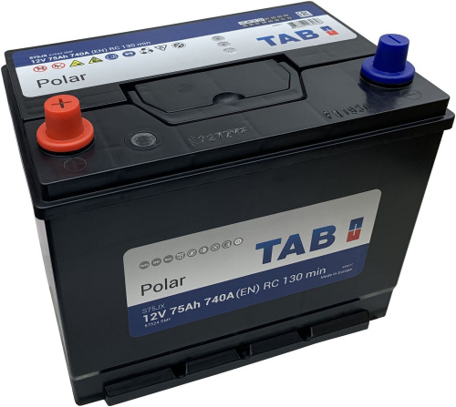Аккумулятор TAB POLAR 75 Ah 740 A ПП E24