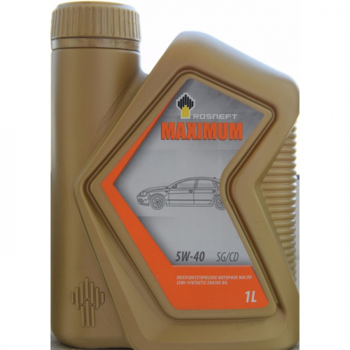 Масло моторное РосНефть 5W40 MAXIMUM SG/CD П/синтетическое 1 л