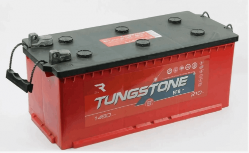 Аккумулятор TUNGSTONE PROF 210 Ah 1450 A EFB ПП БОЛТ Оригинал КАМАЗ