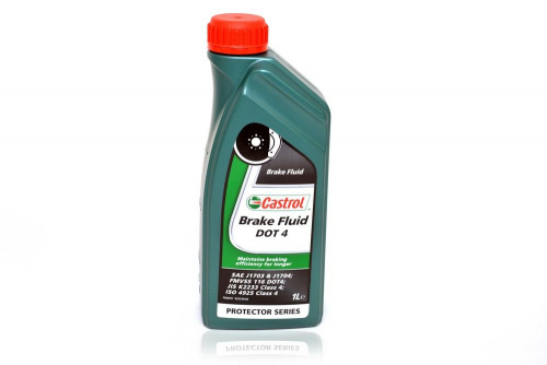 Жидкость тормозная Castrol Brake Flluid Dot-4 синтетическая 1 л