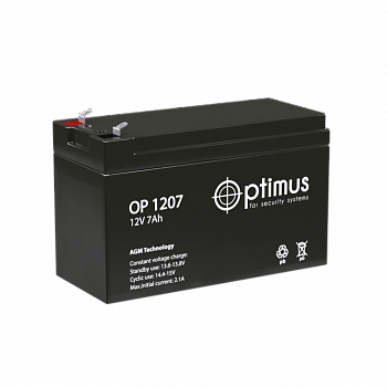 Аккумулятор Optimus OP 1207